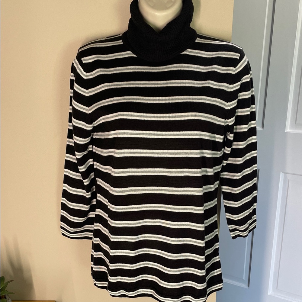 Tommy Hilfiger striped turtleneck sweater